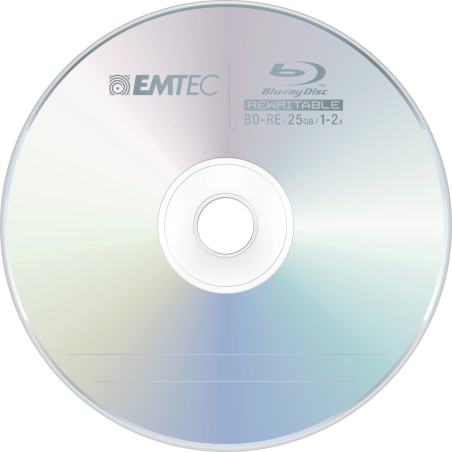 EMTEC BD-R Disque Blu-Ray ré-inscriptible en boîtier Simple