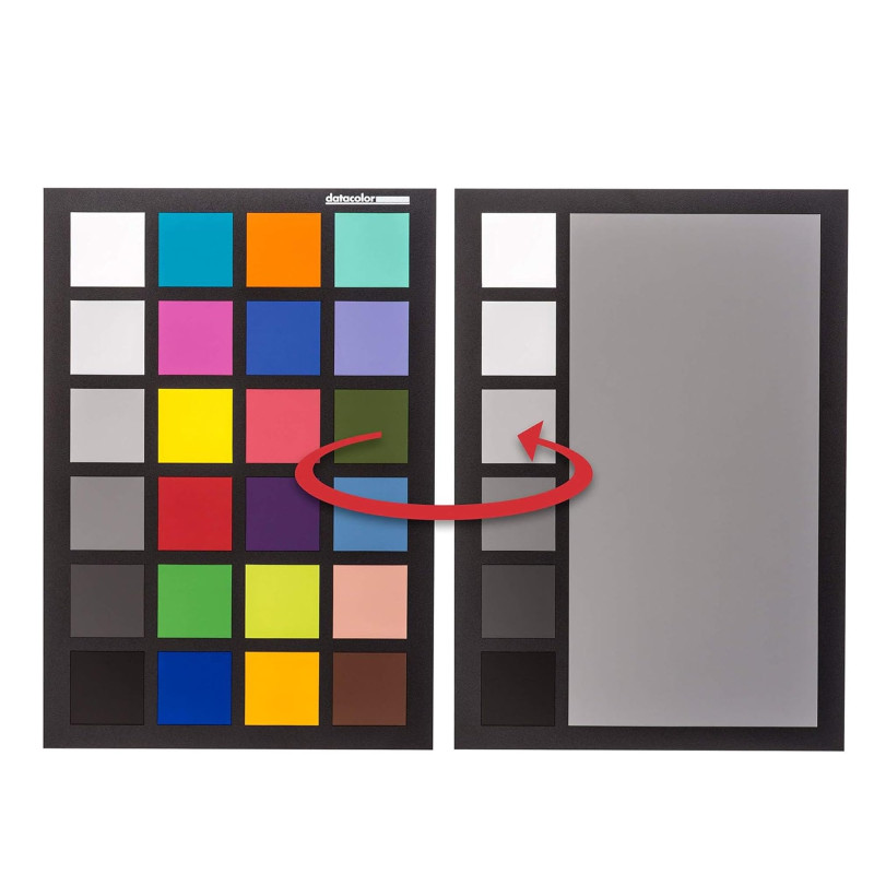 Datacolor SpyderCheckr24 - Carte couleur pour le calibrage des caméras avec 24 patchs couleur, Noir Datacolor SpyderCheckr24 - Carte couleur pour le calibrage des caméras avec 24 patchs couleur, Noir