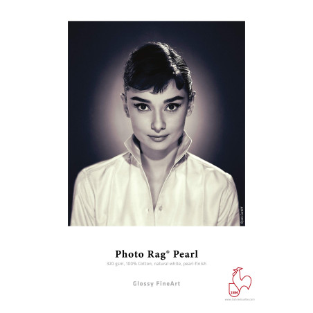 Hahnemühle Digital FineArt Photo Rag Pearl 10641666 Papier photo 320 g/m² Blanc naturel Format A3 297 x 420 mm