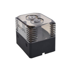 Alphacool Eisstation DDC Noir, Translucide - Réservoir de Refroidissement à Eau - 250 ml - Compatible avec Alphacool DDC-1T - 13