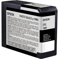 Epson T5801 Cartouche d'encre d'origine 1 x photo noire pour Epson stylus pro 3800/3880