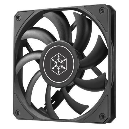 SilverStone Technology Air Slimmer 120, Ventilateur Plat de 120 mm à Performances renforcées avec contrôle PWM sur Toute la Plag