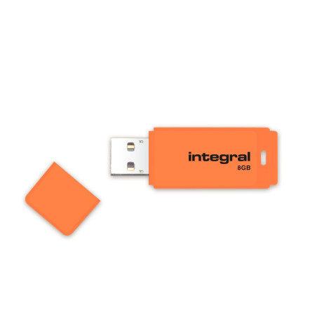 Integral - Clé 8 Go USB 2.0 - Neon - Orange