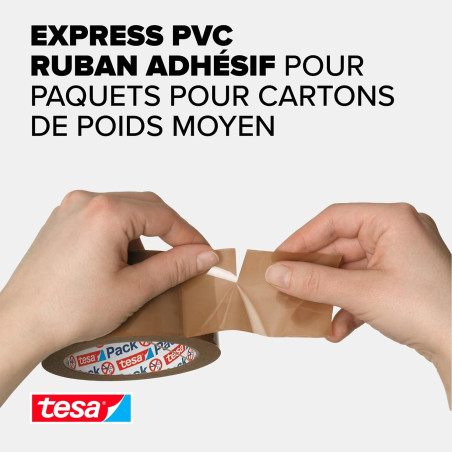 Tesa - 57810-00000-01 - Express - Ruban adhésif - 50 m:50 mm - Transparent