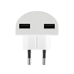 REV Module USB Traveler - Adaptateur de Voyage pour Prise de Voyage Traveler, également utilisable indépendamment, Blanc
