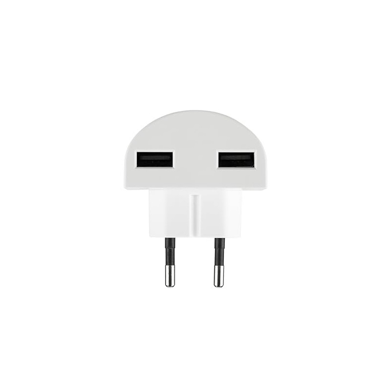 REV Module USB Traveler - Adaptateur de Voyage pour Prise de Voyage Traveler, également utilisable indépendamment, Blanc REV Module USB Traveler - Adaptateur de Voyage pour Prise de Voyage Traveler, également utilisable indépendamment, Blanc