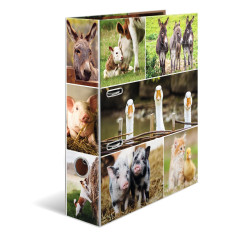HERMA Classeur à levier Motif animaux de la ferme Dos 70 mm Dos 70 mm 1 classeur