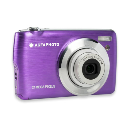AgfaPhoto Realishot DC8200 - Appareil Photo Numérique Compact Cam, 21MP, Vidéo Full HD, Ecran LCD 2.7'', Zoom Optique 8X, Batter