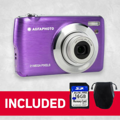 AgfaPhoto Realishot DC8200 - Appareil Photo Numérique Compact Cam, 21MP, Vidéo Full HD, Ecran LCD 2.7'', Zoom Optique 8X, Batter