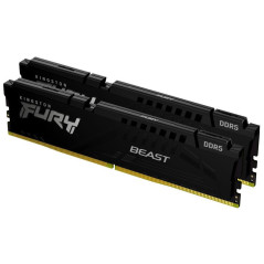 Kingston FURY Beast Noir DDR5 16Go (2x8Go) 5600MT/s CL40 DIMM Mémoire pour PC de Gamer Kit de 2 Intel XMP - KF556C40BBK2-16
