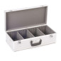 Perel Coffret pour 80 CD, verrouillage à clé, 2 clés, aluminium, 565 x 265 x 170 mm Perel Coffret pour 80 CD, verrouillage à clé, 2 clés, aluminium, 565 x 265 x 170 mm
