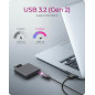 ICY BOX CFexpress Lecteur de cartes de type B avec USB 3.2 Gen 2 (10 Gbit/s), Lecteur, USB-C & USB-A, Aluminium, Android/Windows ICY BOX CFexpress Lecteur de cartes de type B avec USB 3.2 Gen 2 (10 Gbit/s), Lecteur, USB-C & USB-A, Aluminium, Android/Windows
