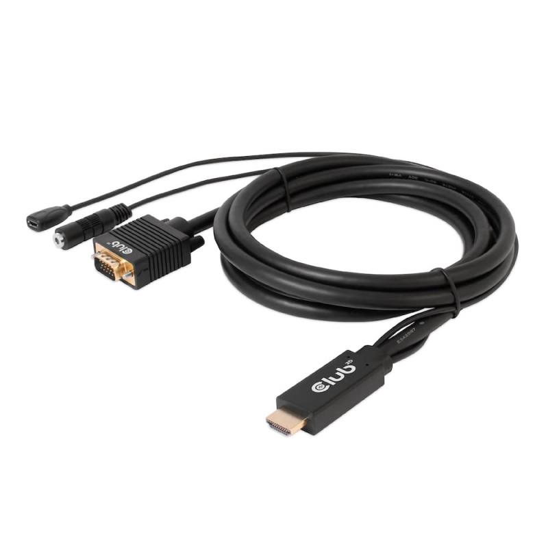 CLUB3D CAC-1712 Câble HDMI™ vers VGA 28AWG 2 m