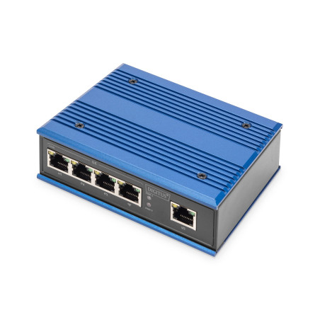 ASSMANN Electronic DN-651118 commutateur réseau Gigabit Ethernet (10/100/1000) Noir, Bleu