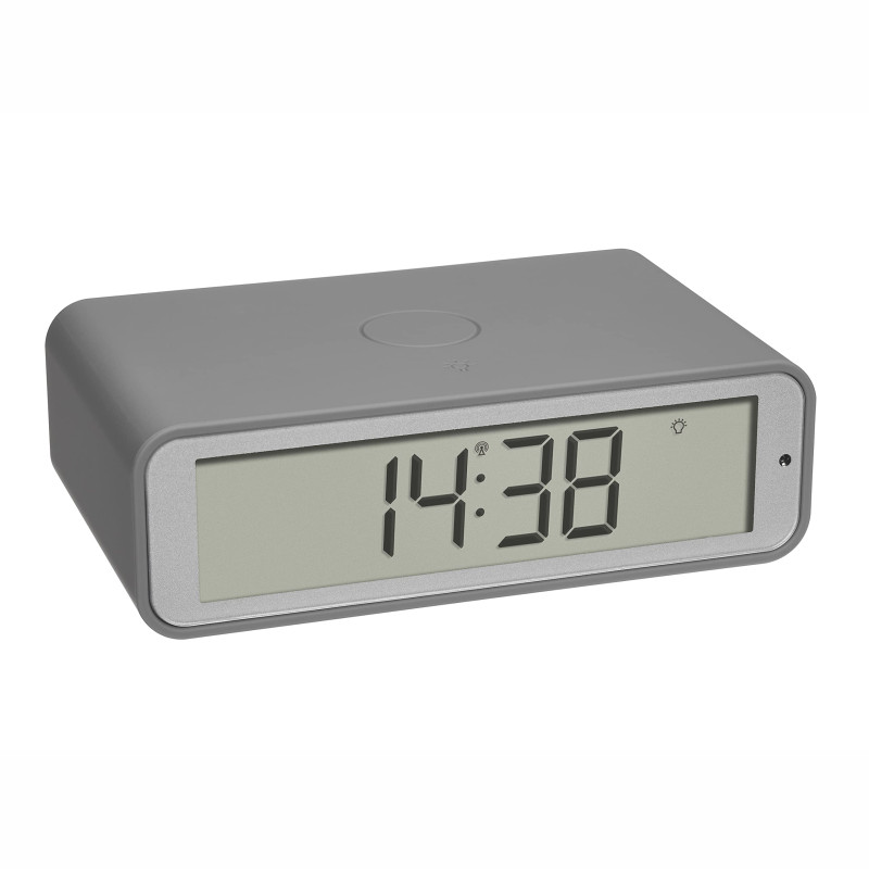 TFA Dostmann Réveil Radio-pilotée numérique Twist, 60.2560.15 Fuseau horaire réglable, Rotation de l'écran de 180°, Design Plat, TFA Dostmann Réveil Radio-pilotée numérique Twist, 60.2560.15 Fuseau horaire réglable, Rotation de l'écran de 180°, Design Plat,