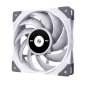 Thermaltake TOUGHFAN 12 White High Static Pressure Radiator Fan (Single Fan Pack) | Low Noise PC Fan | Case Fan | White