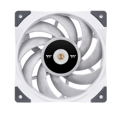 Thermaltake TOUGHFAN 12 White High Static Pressure Radiator Fan (Single Fan Pack) | Low Noise PC Fan | Case Fan | White