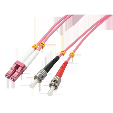 Lindy Fibre Optique Duplex LC/ST OM4, 2m
