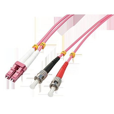 Lindy Fibre Optique Duplex LC/ST OM4, 2m