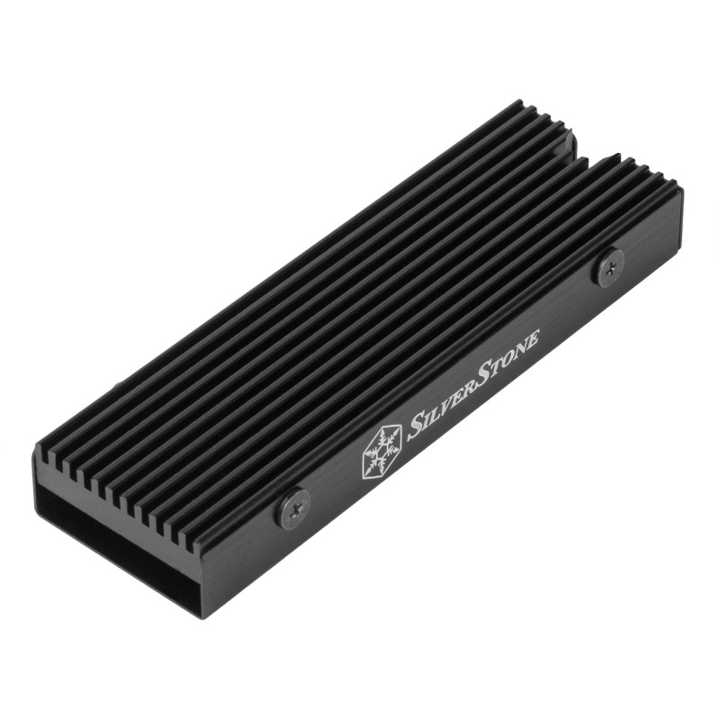 Silverstone TP05, Kit de Refroidissement SSD M.2 en Alliage d'aluminium à Profil Mince, SST-TP05B Silverstone TP05, Kit de Refroidissement SSD M.2 en Alliage d'aluminium à Profil Mince, SST-TP05B