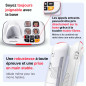 SWISSVOICE - Xtra 2355 - DECT - Téléphone Fixe Sans Fil - Larges Touches - Répondeur - Audio Boost - Sonneries Fortes - Compatib SWISSVOICE - Xtra 2355 - DECT - Téléphone Fixe Sans Fil - Larges Touches - Répondeur - Audio Boost - Sonneries Fortes - Compatib