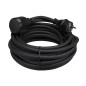 Perel ec25r25 Rallonge, 3 G2,5, 25 m de longueur, en caoutchouc noir Perel ec25r25 Rallonge, 3 G2,5, 25 m de longueur, en caoutchouc noir