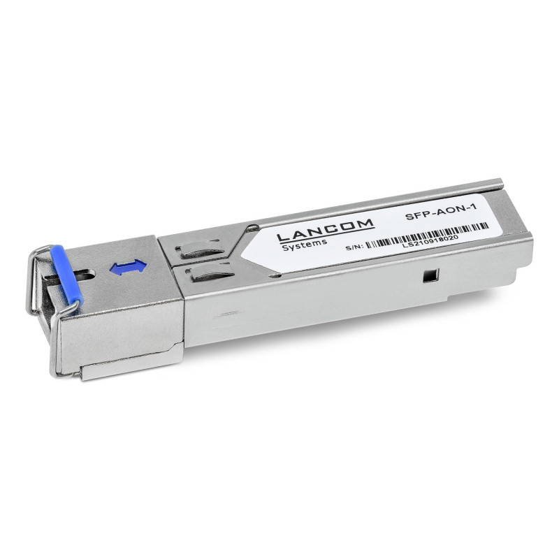 Lancom SFP-AON-1 - SFP (Mini-GBIC) - Module émetteur-récepteur - GigE, AON - 1000BASE-BX20-U, 1000Base-BX10-U - SC/APC Monomode Lancom SFP-AON-1 - SFP (Mini-GBIC) - Module émetteur-récepteur - GigE, AON - 1000BASE-BX20-U, 1000Base-BX10-U - SC/APC Monomode