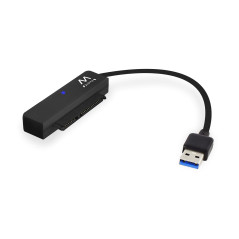 Ewent Câble convertisseur/Adaptateur USB 3.0/3.1 (Gen.1) à SATA I/II/III pour SSD/HDD 2,5, Noir