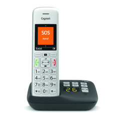 Gigaset E390A téléphone sans Fil avec (répondeur Version Allemande!) int. - Blanc