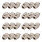 DIGITUS Module Keystone Cat-6A Blindé - 24 pièces - RJ45 - Compatible avec Le Design - 500 MHz 10GBase-T - Clip métallique - san DIGITUS Module Keystone Cat-6A Blindé - 24 pièces - RJ45 - Compatible avec Le Design - 500 MHz 10GBase-T - Clip métallique - san