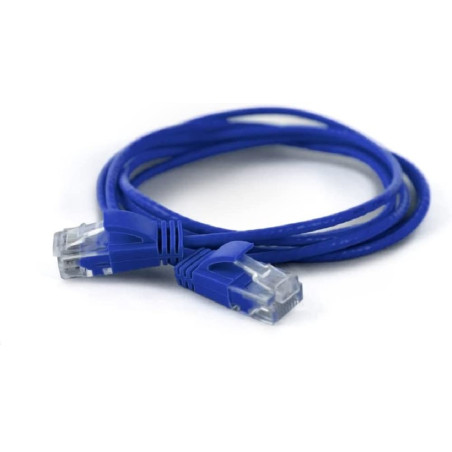 wantecWire 7243 Câble Patch avec Top Qualité Extra Fine Bleu