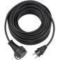 Brennenstuhl 1161420 Cordon prolongateur de qualité IP44 en Caoutchouc, Noir, 5 m Brennenstuhl 1161420 Cordon prolongateur de qualité IP44 en Caoutchouc, Noir, 5 m