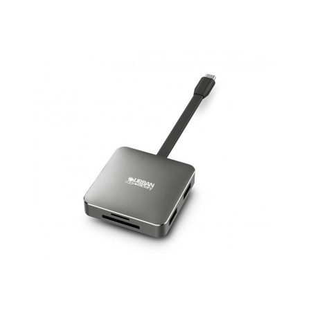 Type-C Station Travel 1X USB-A 3.0 VGA/HDMI 4K SIDEREAL Gray