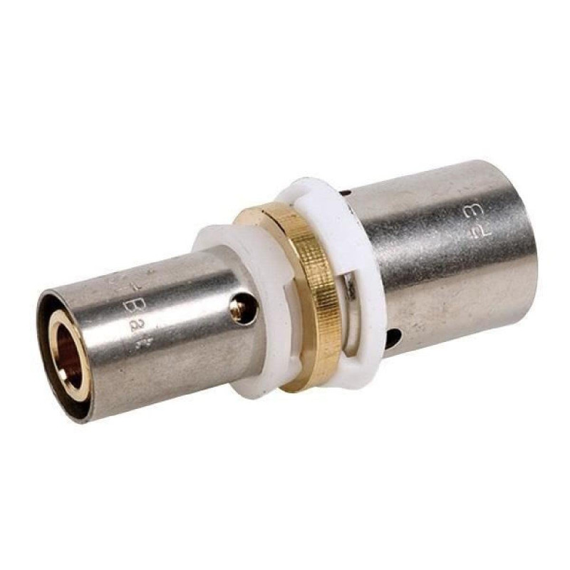 DIPRA - Raccord PER à sertir manchon réduit Ø12-16 mm - raccord droit réduit pour tube PER - plomberie
