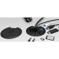 ICY BOX Table hub with SD/microSD Card Reader, 2X Type-A, USB-C, 2X 3.5 mm Audio ICY BOX Table hub with SD/microSD Card Reader, 2X Type-A, USB-C, 2X 3.5 mm Audio