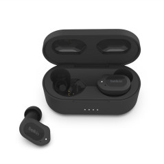 Belkin Écouteurs sans fil SOUNDFORM Play (3 préréglages, certification IPX5 pour la résistance à la sueur et aux éclaboussures,