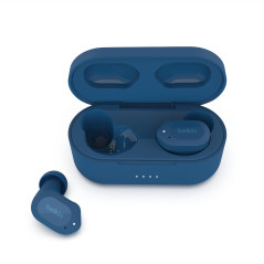 Belkin Écouteurs bluetooth sans fil SOUNDFORM Play - 3 préréglages, certification IPX5 pour la résistance à la sueur et aux écla
