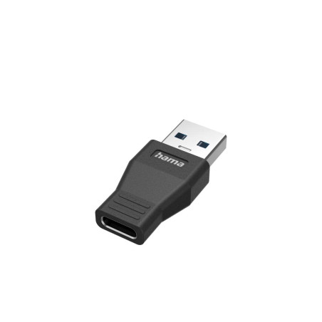 Hama Adaptateur USB, fiche USB-A - Port USB-C, USB 3.2 Gen1, 5 Gbit/s