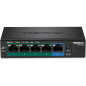TRENDnet, TPE-TG52, Commutateur Gigabit PoE + 5 Ports, Budget d'alimentation PoE 32 W, capacité de Commutation 10 Gbit/s, QoS IE TRENDnet, TPE-TG52, Commutateur Gigabit PoE + 5 Ports, Budget d'alimentation PoE 32 W, capacité de Commutation 10 Gbit/s, QoS IE