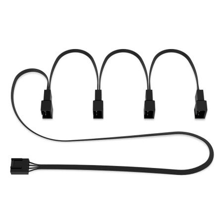 ARCTIC 4-Pin PWM Fan Splitter Cable - Câble d'extension PST pour 4 ventilateurs de boîtier, câble de partage PWM, connecteur mul