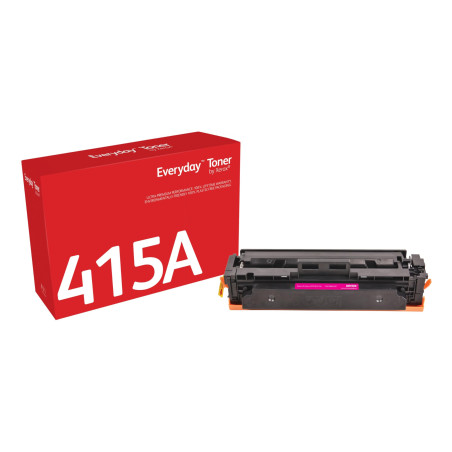 Toner Everyday Magenta Compatible avec HP 415A (W2033A), Capacité Standard