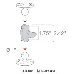 RAM-Mount RAP-B-201U-A
