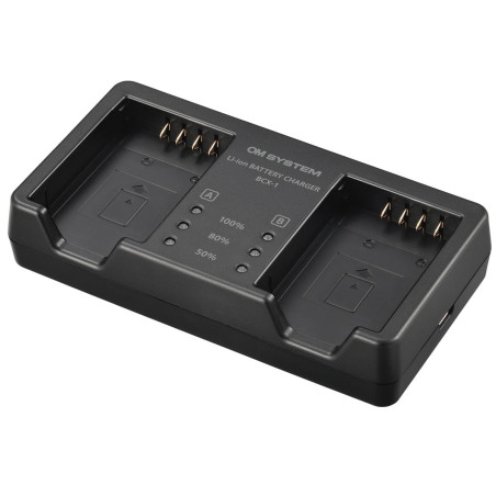 OM SYSTEM Chargeur Double de Batterie BCX-1