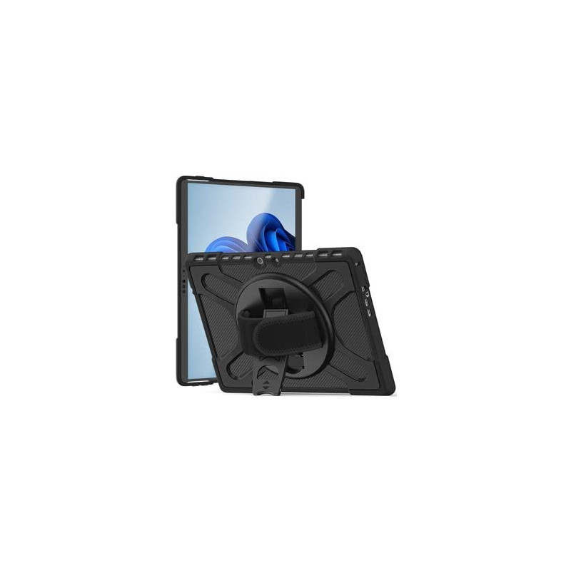 DLH - MOBILE ACCESSORIES Reinforced Case (Compatible Keyboard) with Rotating Handle A