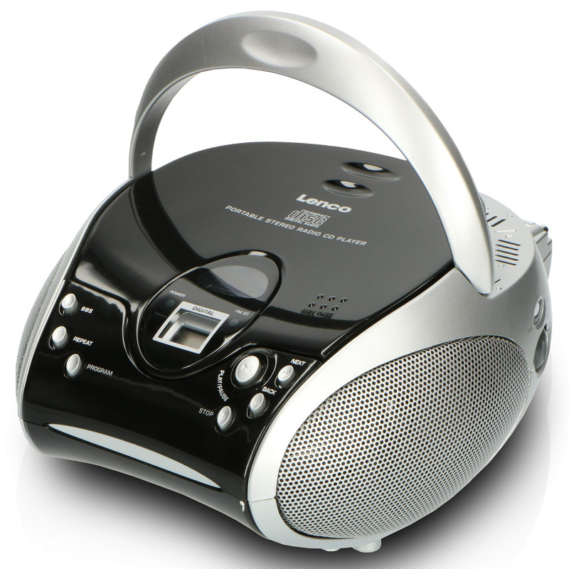 Lenco SCD-24 - Radio CD Enfant - Stéréo - Boombox - Tuner Radio FM - Ttel Storage - 2 x 1,5 W RMS Power - Alimentation Secteur e Lenco SCD-24 - Radio CD Enfant - Stéréo - Boombox - Tuner Radio FM - Ttel Storage - 2 x 1,5 W RMS Power - Alimentation Secteur e