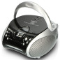 Lenco SCD-24 - Radio CD Enfant - Stéréo - Boombox - Tuner Radio FM - Ttel Storage - 2 x 1,5 W RMS Power - Alimentation Secteur e Lenco SCD-24 - Radio CD Enfant - Stéréo - Boombox - Tuner Radio FM - Ttel Storage - 2 x 1,5 W RMS Power - Alimentation Secteur e