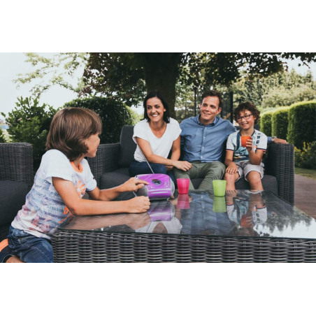 Lenco SCD-24 - Radio CD Enfant - Stéréo - Boombox - Tuner Radio FM - Ttel Storage - 2 x 1,5 W RMS Power - Alimentation Secteur e