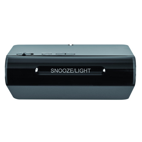 TFA Dostmann Icon Digitaler Funkwecker, 60.2543.05, Weckalarm mit individueller Snooze-Zeit, Morgenwecker mit 2 Helligkeitsstufe