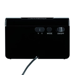 TFA Dostmann Icon Digitaler Funkwecker, 60.2543.05, Weckalarm mit individueller Snooze-Zeit, Morgenwecker mit 2 Helligkeitsstufe