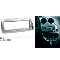 Sound-way Kit de Montage Autoradio, Façade Cadre de Radio 1 DIN, Adaptateur Compatible avec Ford Ka 1996-2008